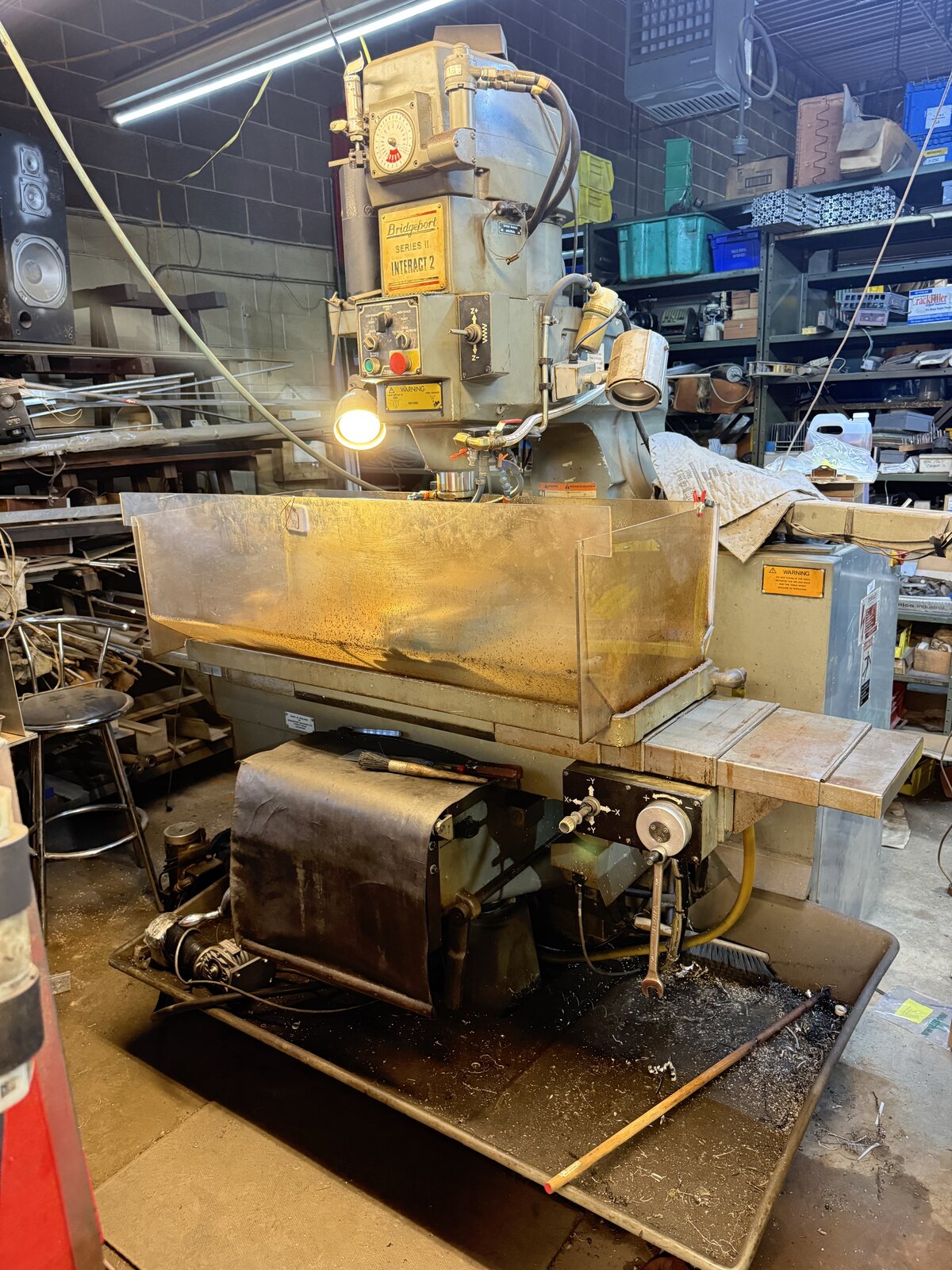 The Bridgeport Interact 2 CNC mill