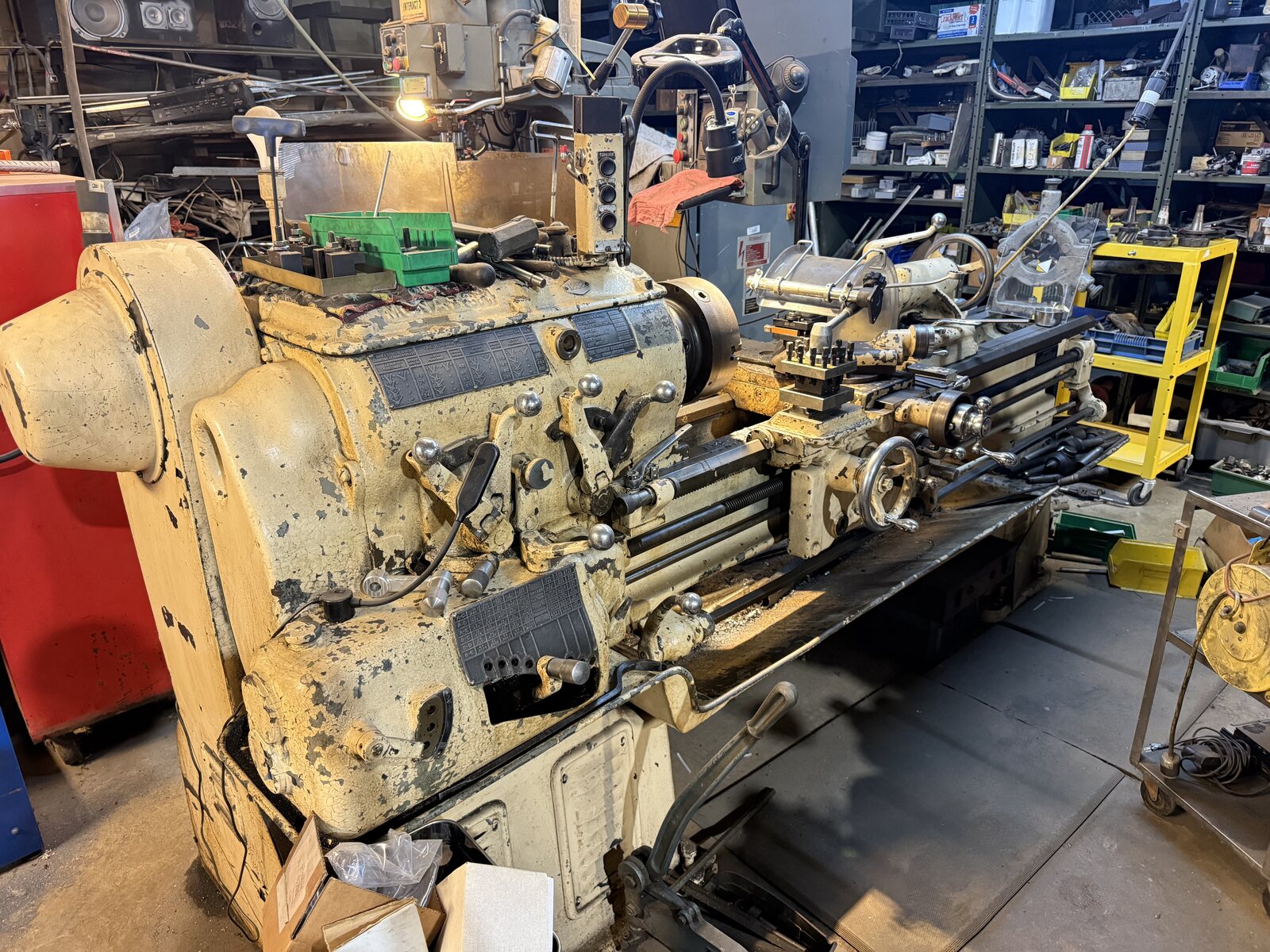 The Monarch 16-AA engine lathe